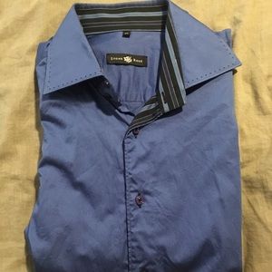 Stone Rose Blue Dress Shirt